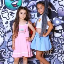 Платье розовое