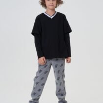 Брюки с принтом