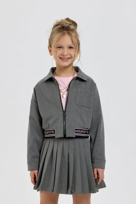 Մոխրագույն ոճային Ժակետ