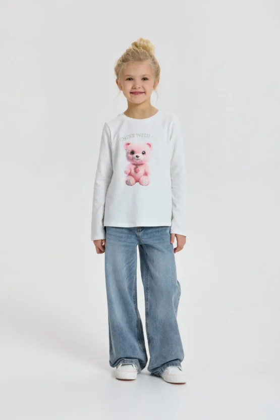 Պրինտով երկարաթև շապիկ