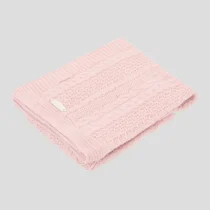 Пеленка-плед вязаный с узором