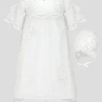 Մկրտության զգեստ՝ գլխարկով հավաքածուում