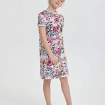 Զգեստ փայլուն ծաղիկներով