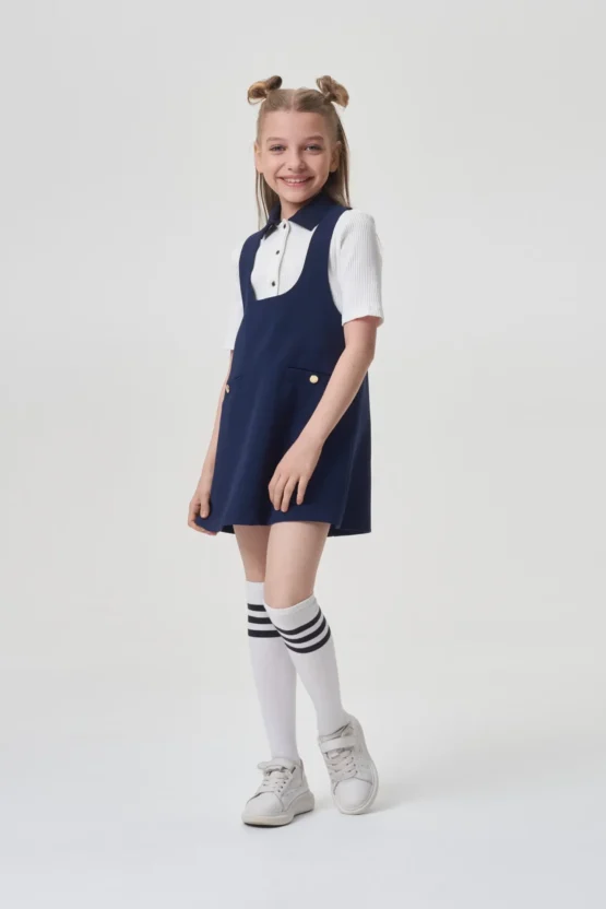 Сарафан из костюмной ткани